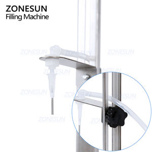 ZONESUN ZS-M90 Máquina de Llenado de Líquidos CNC Semiautomática Pequeña 220V, Máquina de Llenado de Perfume por Peso, Llenadora de Jugos - Product Image 3