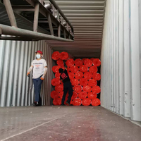 ISO La De Vidro High Density Glass Wool Roll dengan Lapisan Aluminium Foil untuk Insulasi Termal Hemat Energi untuk Konstruksi di Brasil.