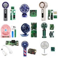 Fabricant de cartes PCBA pour mini-ventilateurs portables OEM/ODM sur mesure, pour l'assemblage de PCB de ventilateurs de cou USB portables et rechargeables
