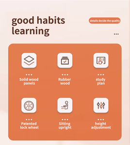 <span class=keywords><strong>Escritorio</strong></span> Ergonómico para Niños <span class=keywords><strong>con</strong></span> Altura Ajustable, Precio de Fábrica, <span class=keywords><strong>con</strong></span> Estantería y Cajón de Almacenamiento para Dormitorio Familiar o Sala de Estudio <span class=keywords><strong>Infantil</strong></span> - Product Image 4