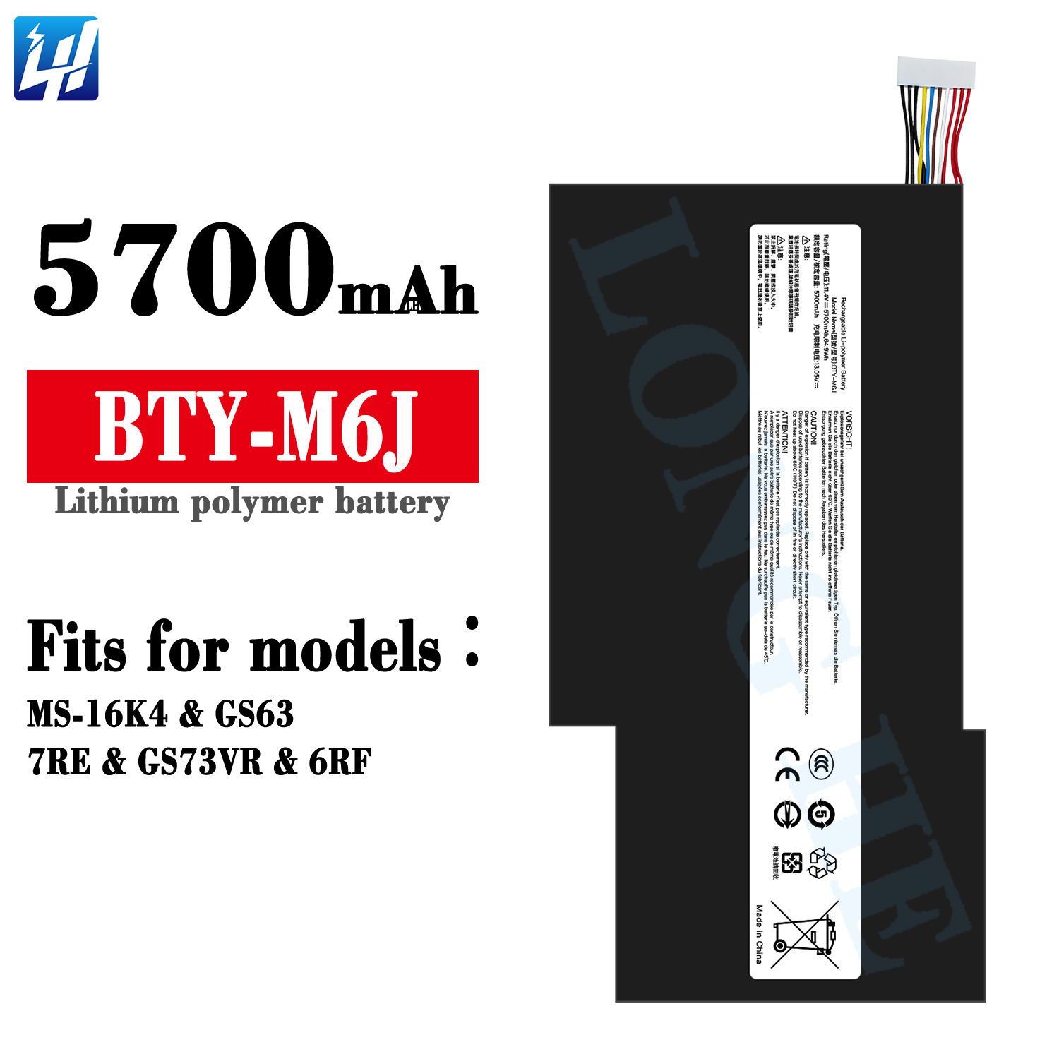 สำหรับเอ็มเอสไอ MS-16K4/GS63/7RE/GS73VR/6RF