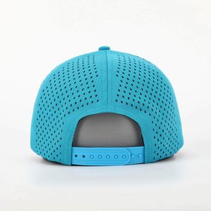 Diseña Tu Propio Logotipo Bordado Personalizado, Gorra Deportiva de 6 Paneles para Adultos, 100% Poliéster y Spandex, Perforada con Corte Láser, Gorras para Papá - Product Image 5