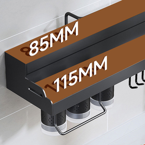 Iron Metal <strong>Wall</strong> Mounted Knife Holder Tableware <strong>Storage</strong> Shelving <strong>Units</strong> Spice Organizer Rack Home Kitchen Design OEM Box Hotels - Product Image 3