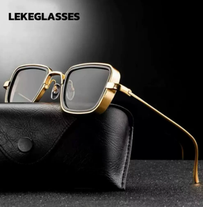 Nuevo Modelo 2025, Gafas de Sol Retro con Marco Metálico, Resistentes a los Rayos UV, Tendencia de Moda Masculina Europea y Americana - Product Image 4