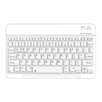 Kenke Keyboard nirkabel, mesin tik Port Usb lampu Ultra ramping dapat diisi ulang Keyboard untuk Ipad Pro 11 10.5 10.2 inci Case