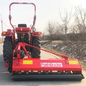 Tracteur agricole pto drive tondeuse hydraulique tringlerie à 3 points tondeuse à fléaux latéraux mulcher à vendre