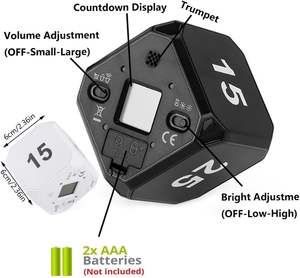Temporizador de Cocina Magnético Inteligente para Mayor Productividad, Temporizador Digital de Estudio, Temporizador de Cocina Hexagonal con Visualización Visual para Niños - Product Image 6