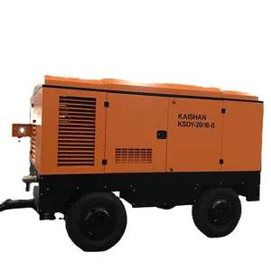 Air compressor KSDY Diesel Engine Portable Screw Air Compressor Pump for Sale