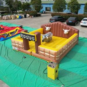 Toro Mecánico Inflable Comercial para Rodeo con Colchón de Rebote para Parques de Diversiones y Eventos al Aire Libre - Product Image 2