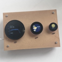 Panel de Control Giratorio Inteligente con Pantalla Táctil LCD de 3 Tamaños, Programable para HVAC, Hogar Inteligente y Control Industrial