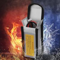 Sac de sécurité pour batterie au Lithium Explosion ignifuge 12.5*5*6.4CM sac de protection de charge avec sac de rangement Lipo en fibre de verre Silicone