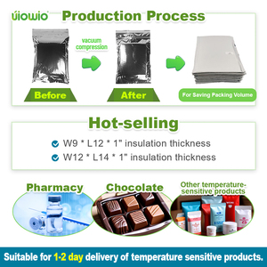 Uiowio Tùy Chỉnh Lạnh Vận Chuyển Dày Lót Pouch Cách Điện Độn Vận Chuyển Phong Bì Cách Điện Bưu Phẩm Cho Dược - Product Image 4