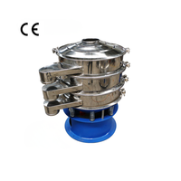 Tamiseur vibrant circulaire CE en acier inoxydable 316L, machine de criblage de poudre fine à 3 couches de qualité GMP pour salle blanche