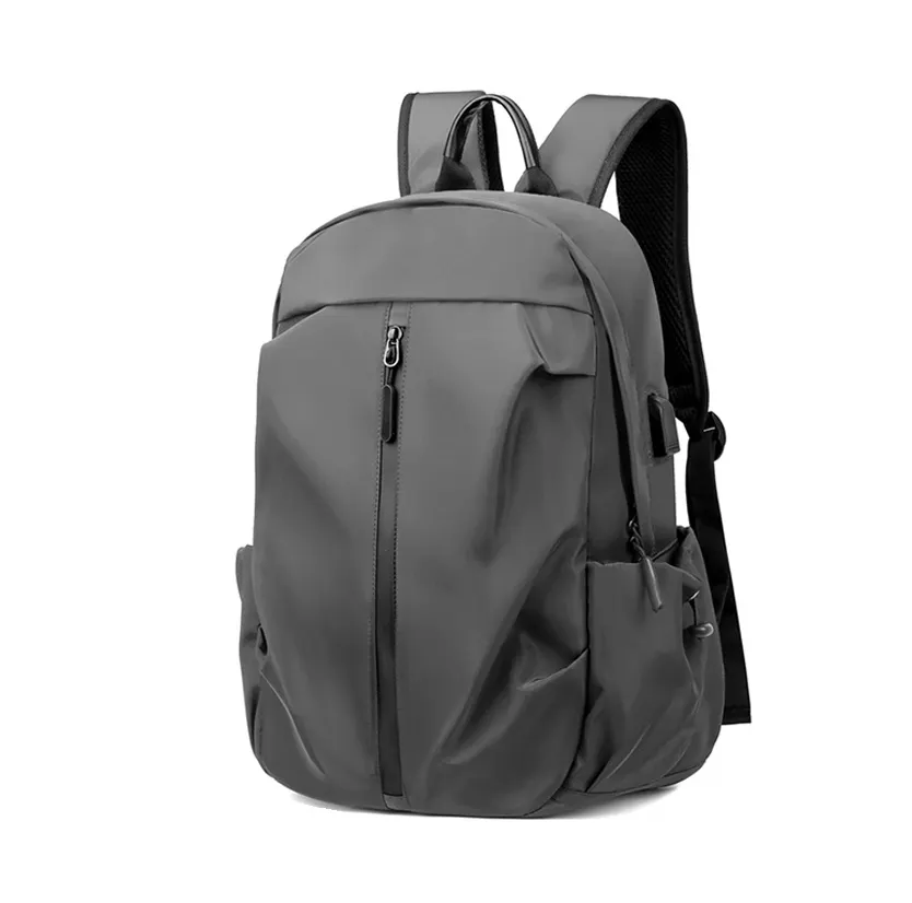 Fashion Men Lightweight Packable Backpack Travel Hiking Sport Backpack Casual Usb Charging Waterproof Backpack For Man