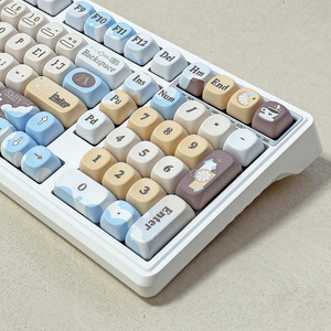 Spot Wholesale Summer Beach Keycap MOA Sublimación 131 Posición de tecla Pequeño conjunto completo para teclado mecánico personalizado - Product Image 2
