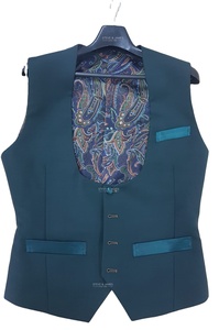 Steve James Chaleco de lana ajustado para hombre Transpirable Ecológico Personalizable Prendas de abrigo para otoño Smart Casual Servicio OEM - Product Image 3