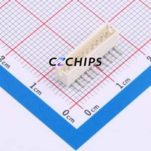 ZX-ZH1.5-WZ10P Wire-to-Board Pin Header Bent Lead Through Hole,P=1.5mm Connector 1x10P 1.5mm Right Angle Insert ZH - Product Image 1