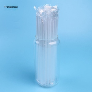 Pailles à boba extra larges et transparentes pour thé aux bulles, pailles à boire en plastique épais, grand diamètre, options de longueur assorties, approvisionnement en vrac - Product Image 2