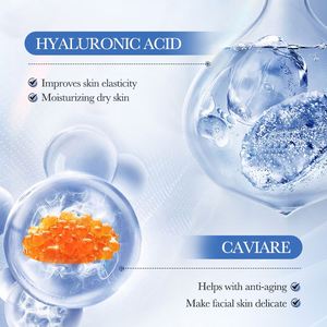 SADOER Nettoyant Visage Hydratant Bio au Caviar et Acide Hyaluronique, Nettoyage en Profondeur, Contrôle des Points Noirs et Sébum - Product Image 5