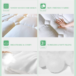 Parure de draps-housses matelassés imperméables et anti-punaises de lit, lavables en machine, 400 fils, confortables, écologiques, modernes et luxueuses, taille King - Product Image 6