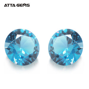 스위스 # 120개 합성 블루 아쿠아마린 스톤 합성 스피넬 스톤 미국 및 유럽 판매용 - Product Image 4