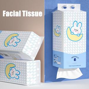 Yüksek kaliteli büyük kapasiteli toplu yıkanabilir kağıt mendil çevre dostu Pop up doku 2/3/4 kat alt asılı kutu mendil - Product Image 2
