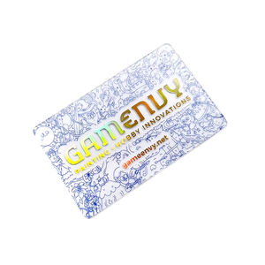 Carte de visite en PVC transparente personnalisée avec logo laser, mini carte de visite en PVC, petite carte de visite en PVC transparente - Product Image 5