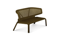 Ensemble table et chaises de bar en aluminium, canapés de bistrot et de plage, carrés, modernes, 12 pièces