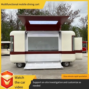 Custom Mobile Galvanized Steel Street Vending Kiosks Insulated Compartments for Outdoor Night Market Milk Tea Stalls Portable - Product Image 4