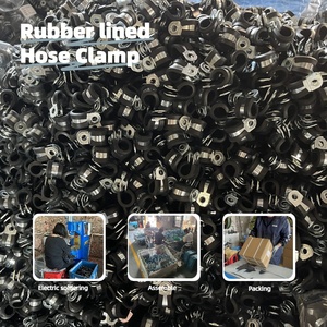 Stainless Steel Threaded-rod-mount Heavy Duty Galvanized Rubber Lined <strong>Pipe</strong> Clamp <strong>Hose</strong> Clamp <strong>Hangers</strong> Metric/Inch - Product Image 4