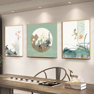 Noyau de <span class=keywords><strong>peinture</strong></span> sur soie traditionnelle, processus de feuille d'or, <span class=keywords><strong>peinture</strong></span> décorative de cadre en bois massif pour la <span class=keywords><strong>peinture</strong></span> de <span class=keywords><strong>triptyque</strong></span> de maison et de bureau - Product Image 5