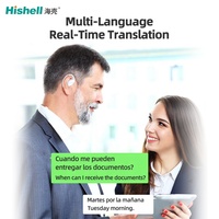 TW100 AI Traducteur automatique en temps réel Écouteurs 144 langues 4 modes de traduction Traduction mutuelle intra-auriculaire Différents scénarios