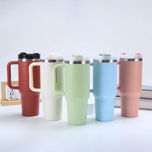 Gobelet de voyage isotherme sous vide 30oz H2.0 avec poignée, couvercle et paille, antidérapant, personnalisable avec logo ODM - Product Image 5
