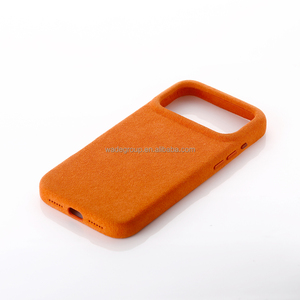 Luxory ý Alcantara điện thoại trường hợp bìa cho <span class=keywords><strong>Iphone</strong></span> 17 16 15 14 Series Trường hợp chống sốc điện thoại sang trọng trường hợp biểu tượng tùy chỉnh - Product Image 2