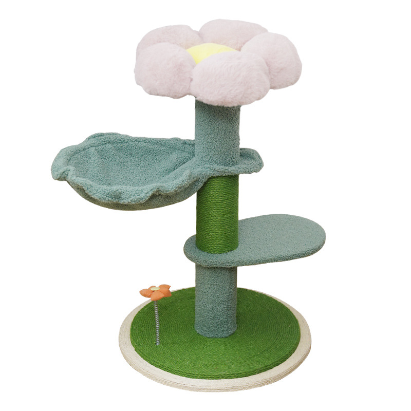 arbre à chat fleur 1