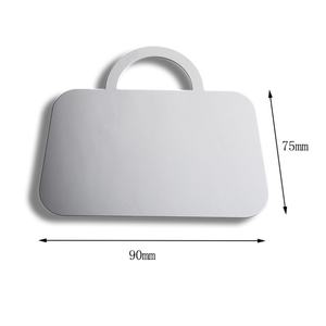 PU Pouch Makeup <b>Mirror</b> Cheap Custom Epoxy Sticker Creative Handbag Shape Pocket <b>Mirror</b> - Product Image 6