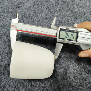 Creuset en alumine à 99 %, 150 ml, Al2O3, pour analyse en laboratoire, diamètre extérieur supérieur 68 mm x diamètre intérieur inférieur 42 mm x hauteur 78 mm x épaisseur 3,8 mm - Product Image 3