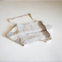 Sac fourre-tout en lin naturel surdimensionné personnalisé avec logo, grande capacité, idéal pour les vacances d'été à la plage, les sorties en plein air et le shopping quotidien