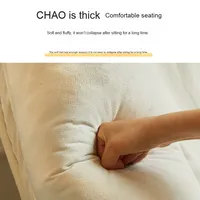 Chaise pouf de canapé inclinable simple de loisirs nordiques modernes de haute qualité pour une détente confortable dans la chambre ou le salon