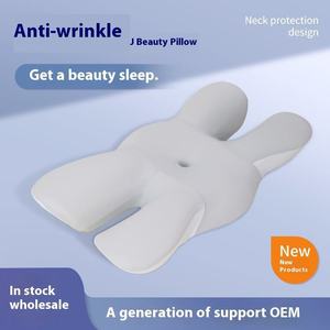 Almohada de espuma viscoelástica Butterfly, soporte suave para personas que duermen de lado, protección de la columna cervical, color rosa - Product Image 4