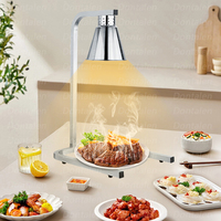 Lampe chauffante commerciale légère pour la restauration, la cafétéria et les buffets, idéale pour les mariages et les événements