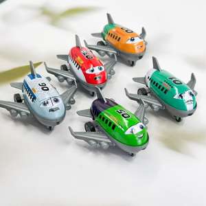 Modelo de avión de metal, juguete infantil, adorno de aviación, juguete para niño, avión de simulación con retroceso, tienda de juguetes de 1 y 2 yuanes - Product Image 3