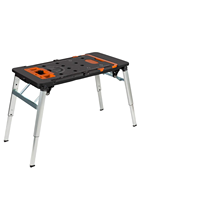 Table multifonctionnelle mobile, chevalet pliant, établi en bois, atelier de garage, table de charpentier, OEM, bricolage