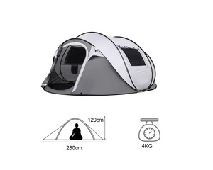 Tente de camping surélevée pliable en tissu Oxford de haute qualité, nouveau design, lit de camp hors sol pour la randonnée en plein air - Product Image 2