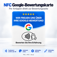 Support de carte NFC en acrylique étanche de 10 cm pour avis Google et QR Code, vente en gros
