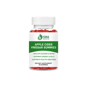Gomitas de Vinagre de Sidra de Manzana de Primera Calidad para la Producción de Energía, Bajas en Grasa, Veganas, Suplemento Dietético para Adultos - Product Image 1