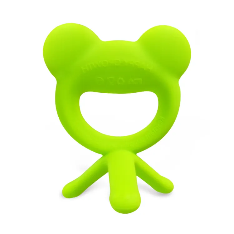 Full Silicone Baby Teether Frog Soothe Babies Sore Gums Perfect Texture To Chew - Infant Teething Toy