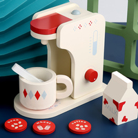 Ensemble d'appareils électroménagers jouets pour la cuisine : cafetière, mixeur, grille-pain, gaufrier, jeu d'imitation pour enfants et filles, marque UBM, 2-4, 5-7 ans, CE CPC