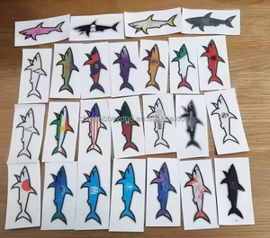 Nouvel Arrivage 2025 – Autocollant 3D Paul Shark Étanche avec Logo Dessin Animé – Autocollant Décoratif en Gros pour Inventaire - Product Image 1