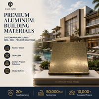 Panneaux de façade rainurés en aluminium pour revêtement mural, perforés, anti-abrasion, inaltérables, sur mesure, OEM, pour bâtiments, 2026 Inno